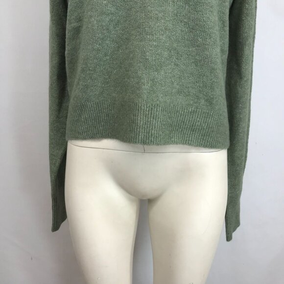 AERIE - WOMEN'S SMALL - GREEN LONG SLEEVE ROUND NECK PULL-OVER SWEATER - Picture 3 of 8